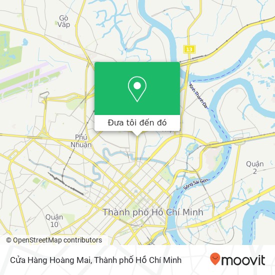 Bản đồ Cửa Hàng Hoàng Mai, ĐƯỜNG Đinh Tiên Hoàng Quận Bình Thạnh, Thành Phố Hồ Chí Minh