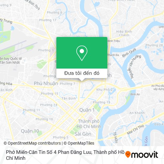 Bản đồ Phở Miến-Căn Tin Số 4 Phan Đăng Luu