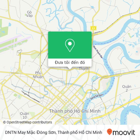 Bản đồ DNTN May Mặc Đông Sơn, ĐƯỜNG Bạch Đằng Quận Bình Thạnh, Thành Phố Hồ Chí Minh