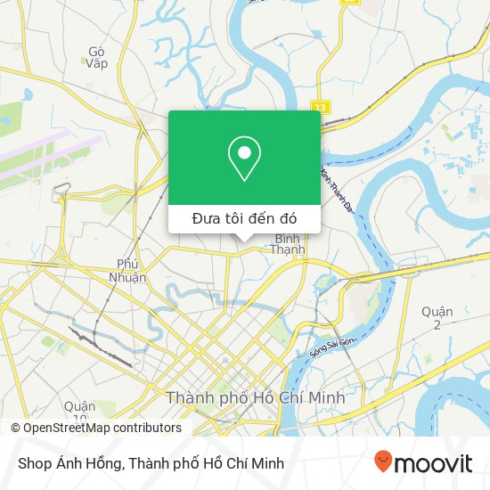 Bản đồ Shop Ánh Hồng, ĐƯỜNG Huỳnh Đình Hai Quận Bình Thạnh, Thành Phố Hồ Chí Minh