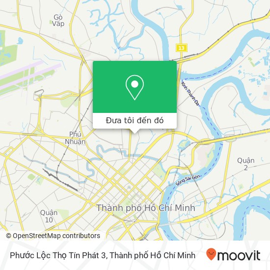 Bản đồ Phước Lộc Thọ Tín Phát 3, 2 ĐƯỜNG Nguyễn Thái Học Quận Bình Thạnh, Thành Phố Hồ Chí Minh