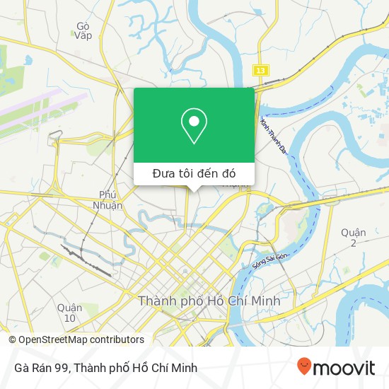 Bản đồ Gà Rán 99, ĐƯỜNG Vũ Tùng Quận Bình Thạnh, Thành Phố Hồ Chí Minh