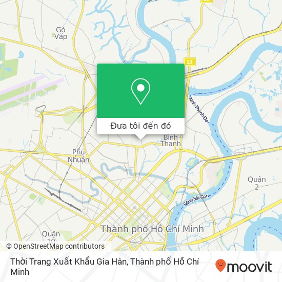 Bản đồ Thời Trang Xuất Khẩu Gia Hân, 29 ĐƯỜNG Lê Quang Định Quận Bình Thạnh, Thành Phố Hồ Chí Minh