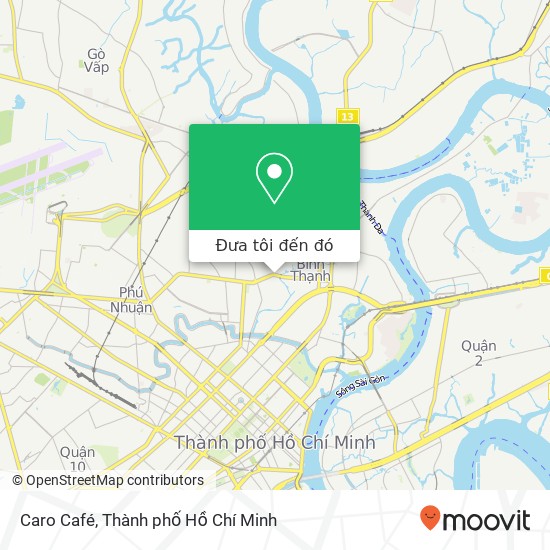 Bản đồ Caro Café, 270C ĐƯỜNG Bạch Đằng Quận Bình Thạnh, Thành Phố Hồ Chí Minh