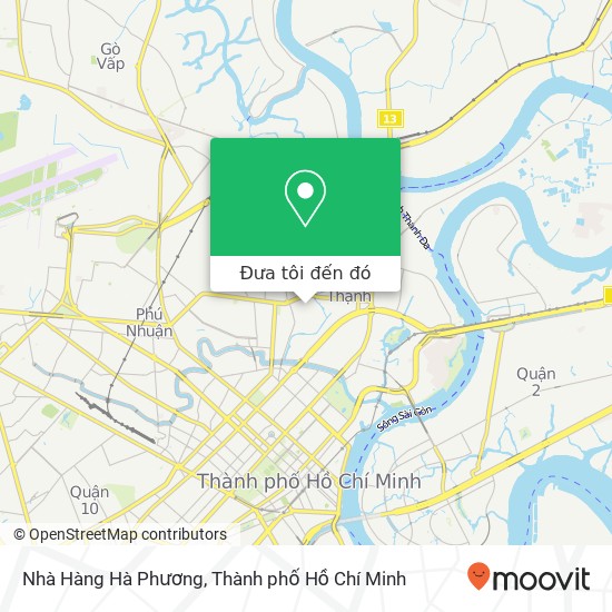 Bản đồ Nhà Hàng Hà Phương, ĐƯỜNG Vũ Tùng Quận Bình Thạnh, Thành Phố Hồ Chí Minh