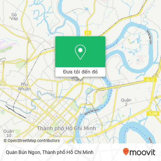 Bản đồ Quán Bún Ngon, 48 ĐƯỜNG Bạch Đằng Quận Bình Thạnh, Thành Phố Hồ Chí Minh