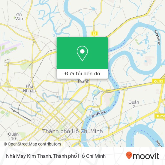 Bản đồ Nhà May Kim Thanh, 197 ĐƯỜNG Bạch Đằng Quận Bình Thạnh, Thành Phố Hồ Chí Minh