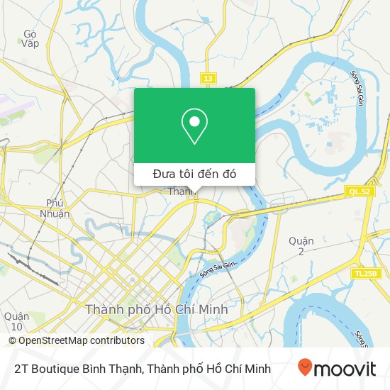 Bản đồ 2T Boutique Bình Thạnh, 15 ĐƯỜNG Bạch Đằng Quận Bình Thạnh, Thành Phố Hồ Chí Minh