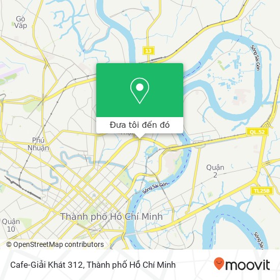 Bản đồ Cafe-Giải Khát 312, Quận Bình Thạnh, Thành Phố Hồ Chí Minh