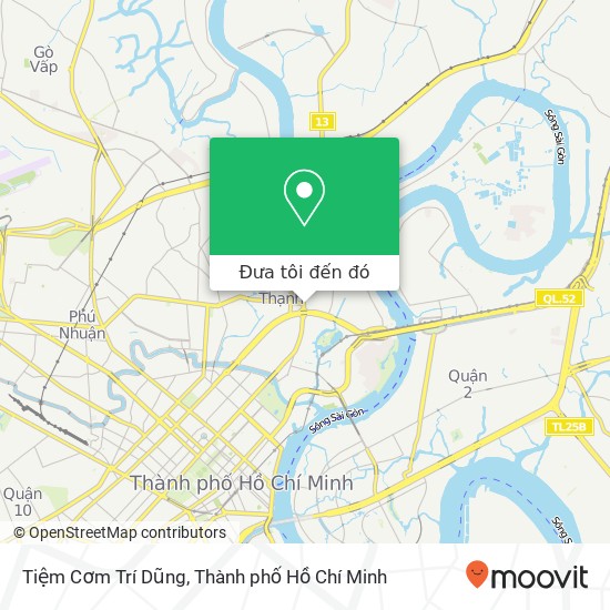 Bản đồ Tiệm Cơm Trí Dũng, 304 ĐƯỜNG Xô Viết Nghệ Tĩnh Quận Bình Thạnh, Thành Phố Hồ Chí Minh