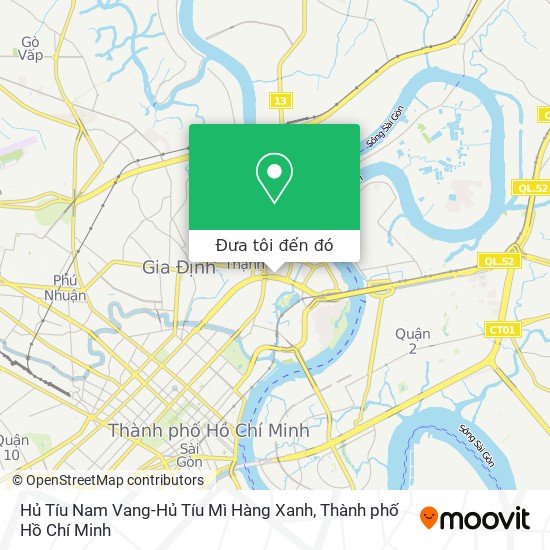 Bản đồ Hủ Tíu Nam Vang-Hủ Tíu Mì Hàng Xanh