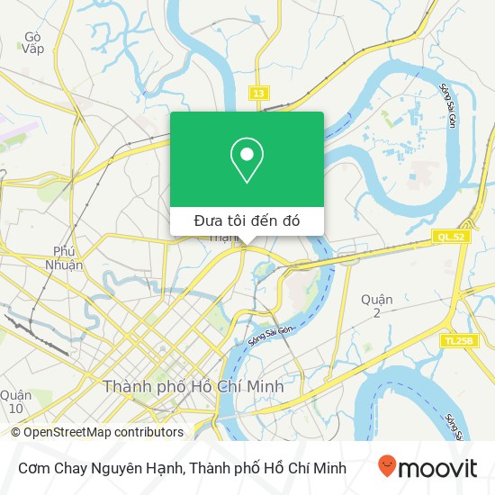 Bản đồ Cơm Chay Nguyên Hạnh, 379 ĐƯỜNG Điện Biên Phủ Quận Bình Thạnh, Thành Phố Hồ Chí Minh