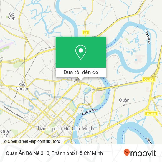 Bản đồ Quán Ăn Bò Né 318, HẺM 306 Xô Viết Nghệ Tĩnh Quận Bình Thạnh, Thành Phố Hồ Chí Minh