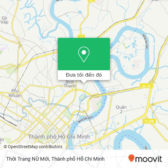 Bản đồ Thời Trang Nữ Mới, ĐƯỜNG Nguyễn Gia Trí Quận Bình Thạnh, Thành Phố Hồ Chí Minh
