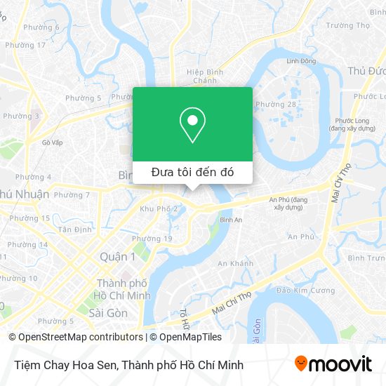 Bản đồ Tiệm Chay Hoa Sen