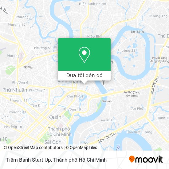 Bản đồ Tiệm Bánh Start.Up