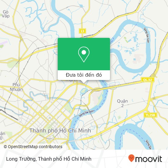 Bản đồ Long Trường, 1C ĐƯỜNG D2 Quận Bình Thạnh, Thành Phố Hồ Chí Minh
