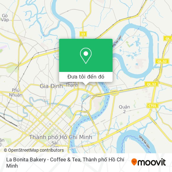 Bản đồ La Bonita Bakery - Coffee & Tea
