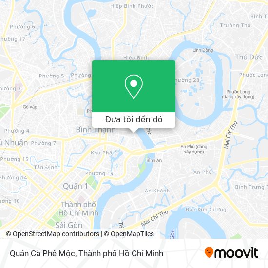 Bản đồ Quán Cà Phê Mộc