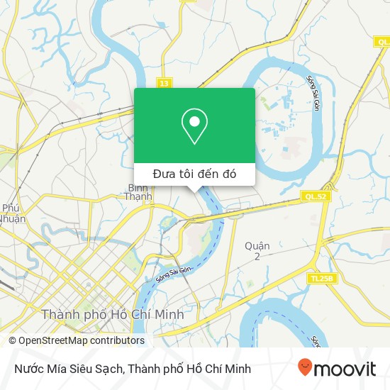 Bản đồ Nước Mía Siêu Sạch, ĐƯỜNG Ung Văn Khiêm Quận Bình Thạnh, Thành Phố Hồ Chí Minh