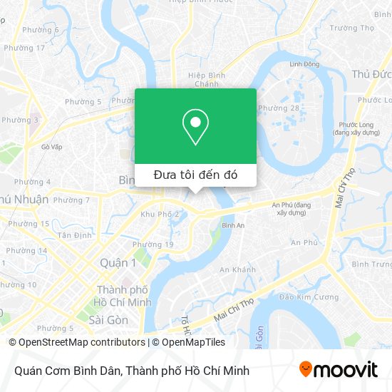 Bản đồ Quán Cơm Bình Dân