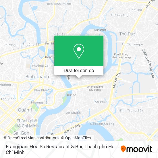 Bản đồ Frangipani Hoa Su Restaurant & Bar
