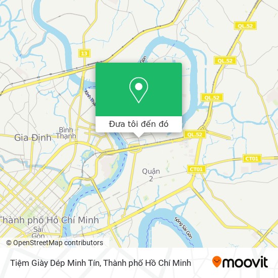 Bản đồ Tiệm Giày Dép Minh Tín