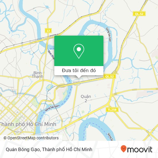 Bản đồ Quán Bông Gạo, 12 ĐƯỜNG Quốc Hương Quận 2, Thành Phố Hồ Chí Minh