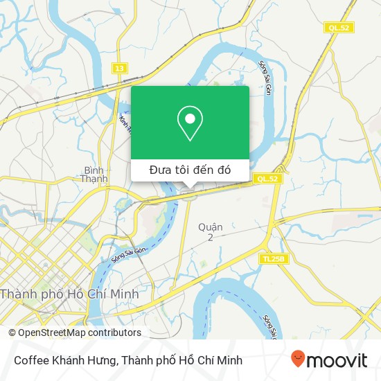 Bản đồ Coffee Khánh Hưng, ĐƯỜNG Trần Não Quận 2, Thành Phố Hồ Chí Minh