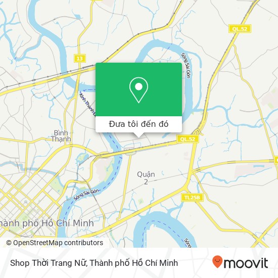 Bản đồ Shop Thời Trang Nữ, 88 ĐƯỜNG Xuân Thủy Quận 2, Thành Phố Hồ Chí Minh