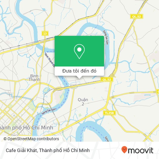 Bản đồ Cafe Giải Khát, 94 ĐƯỜNG Xuân Thủy Quận 2, Thành Phố Hồ Chí Minh
