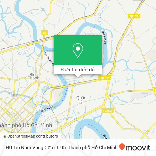 Bản đồ Hủ Tíu Nam Vang Cơm Trưa, 92 ĐƯỜNG Xuân Thủy Quận 2, Thành Phố Hồ Chí Minh