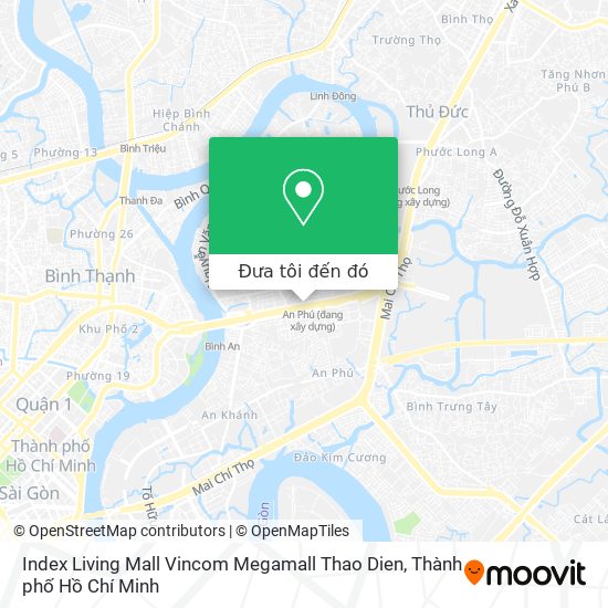 Bản đồ Index Living Mall Vincom Megamall Thao Dien