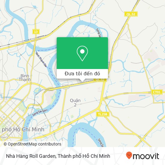 Bản đồ Nhà Hàng Roll Garden, Quận 2, Thành Phố Hồ Chí Minh