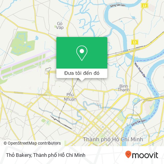 Bản đồ Thỏ Bakery, HẺM 218 Nguyễn Văn Đậu Quận Phú Nhuận, Thành Phố Hồ Chí Minh