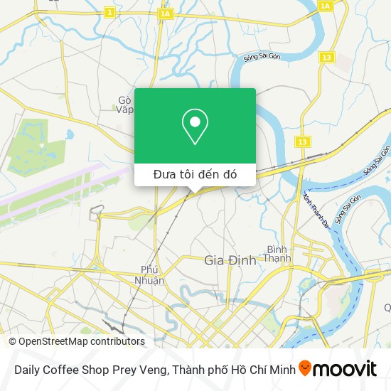 Bản đồ Daily Coffee Shop Prey Veng