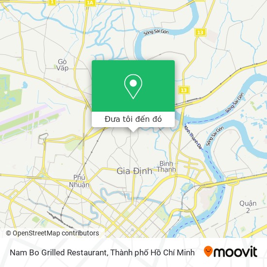Bản đồ Nam Bo Grilled Restaurant