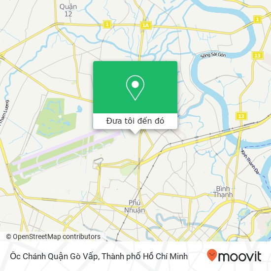 Bản đồ Ốc Chánh Quận Gò Vấp, Số 1 Quận Gò Vấp, Thành Phố Hồ Chí Minh
