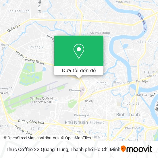 Bản đồ Thức Coffee 22 Quang Trung