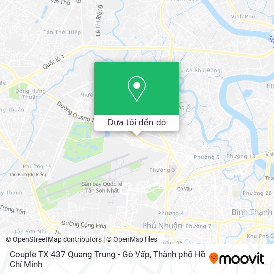 Bản đồ Couple TX 437 Quang Trung - Gò Vấp