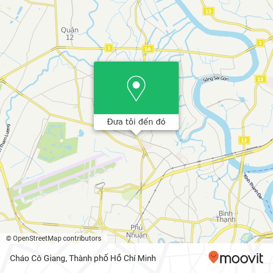 Bản đồ Cháo Cô Giang, 164 ĐƯỜNG Nguyễn Oanh Quận Gò Vấp, Thành Phố Hồ Chí Minh