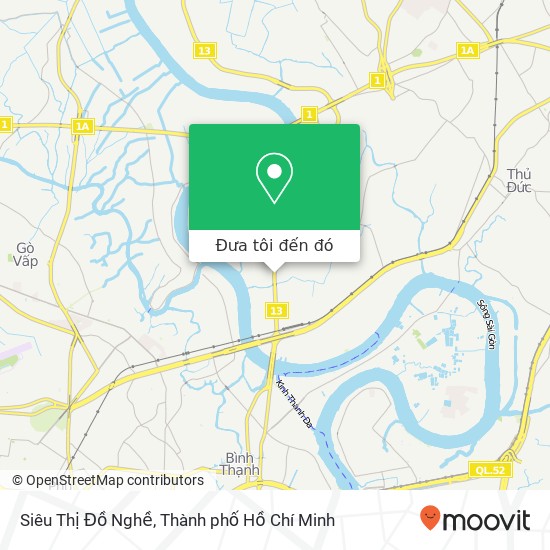 Bản đồ Siêu Thị Đồ Nghề, 424 13 Quận Thủ Đức, Thành Phố Hồ Chí Minh
