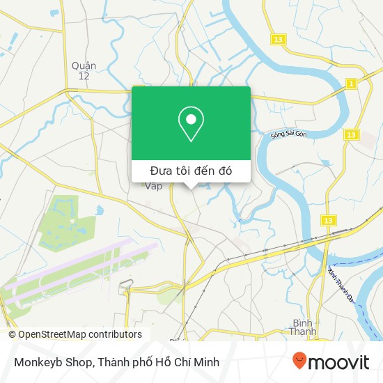 Bản đồ Monkeyb Shop, ĐƯỜNG Lê Đức Thọ Quận Gò Vấp, Thành Phố Hồ Chí Minh