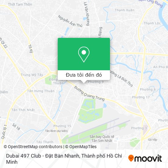 Bản đồ Dubai 497 Club - Đặt Bàn Nhanh