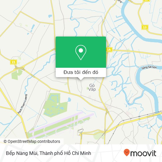 Bản đồ Bếp Nàng Mùi, 405 ĐƯỜNG Thống Nhất Quận Gò Vấp, Thành Phố Hồ Chí Minh