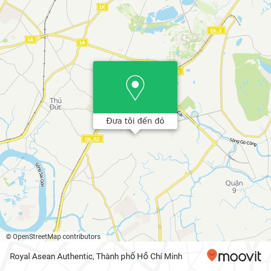 Bản đồ Royal Asean Authentic, ĐƯỜNG 1 Quận 9, Thành Phố Hồ Chí Minh