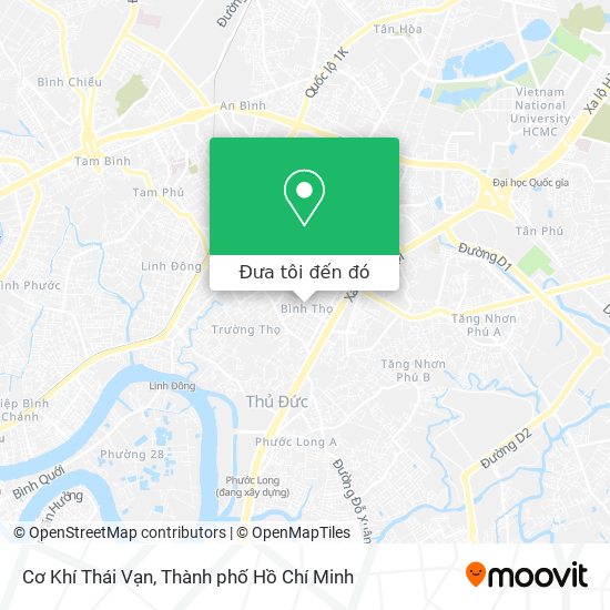 Bản đồ Cơ Khí Thái Vạn