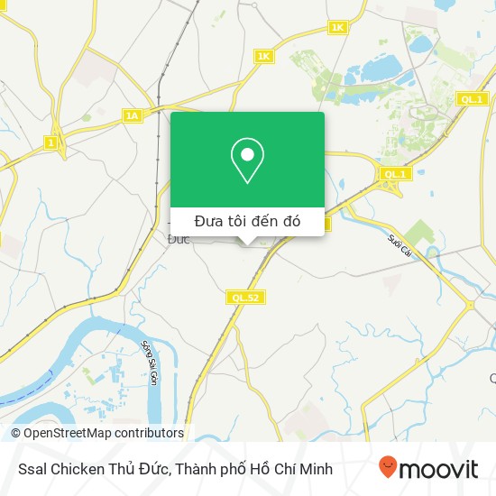 Bản đồ Ssal Chicken Thủ Đức, 266 ĐƯỜNG Võ Văn Ngân Quận Thủ Đức, Thành Phố Hồ Chí Minh