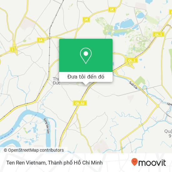 Bản đồ Ten Ren Vietnam, 370A ĐƯỜNG Võ Văn Ngân Quận Thủ Đức, Thành Phố Hồ Chí Minh