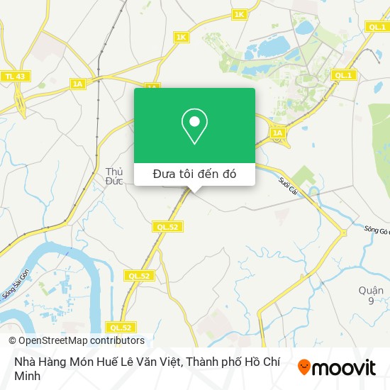 Bản đồ Nhà Hàng Món Huế Lê Văn Việt